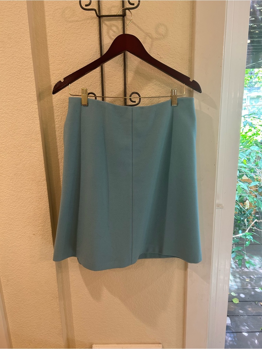 Boden Sky Blue A-Line Skirt